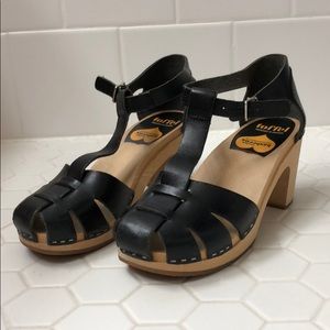 Swedish Hasbeen Black Sandals size 37 Italy